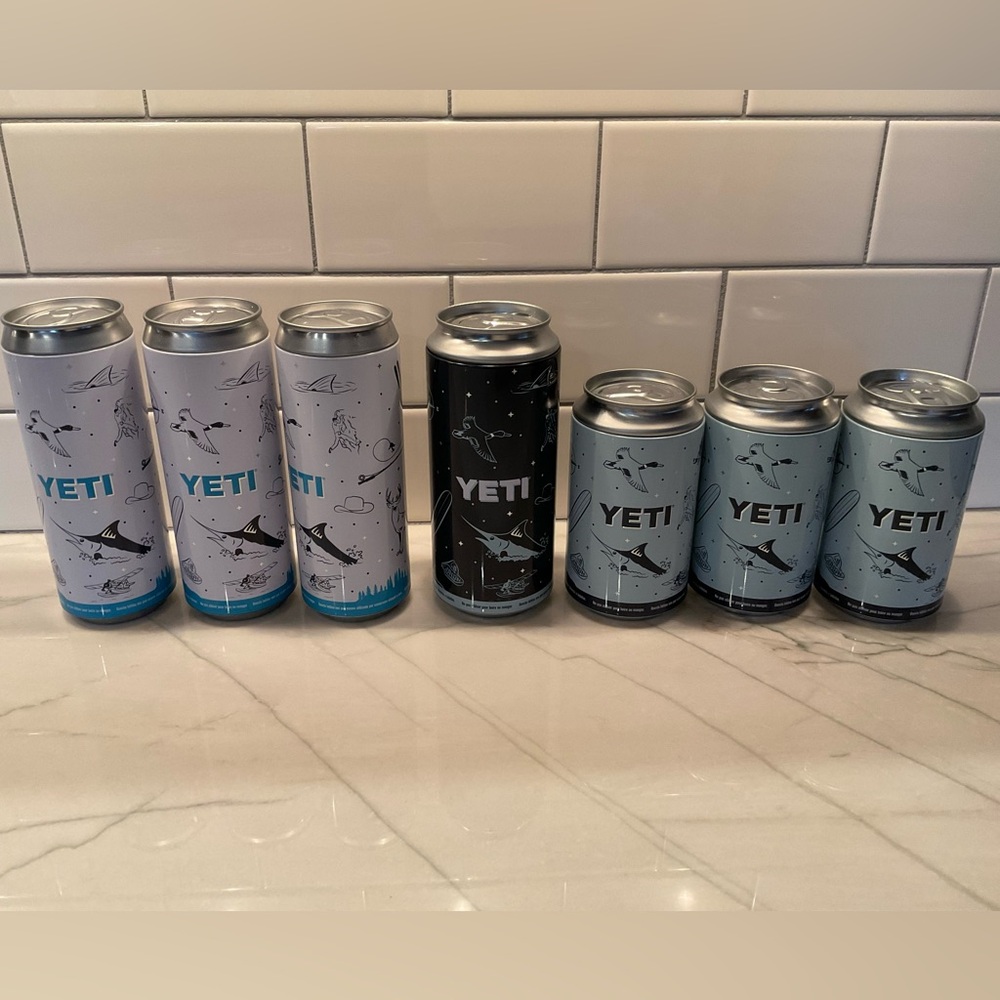 YETI Aquatic Can Insert Set of 7 – Mixed Sizes (12oz, Slim, Tallboy) - Picture 3 of 6